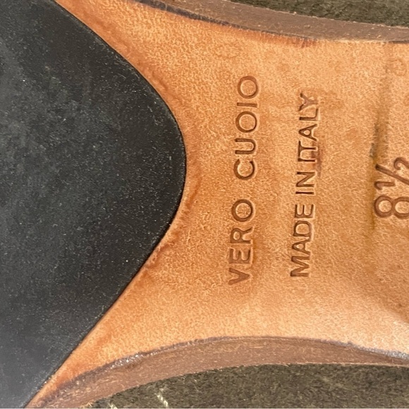 Aquatalia boots ankle suede green sz 8.5 Fanny with buckle - Picture 9 of 9